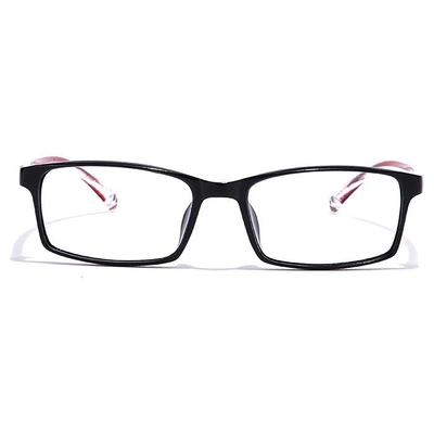 GRAVIATE by Coolwinks E12A6970 Glossy Black Full Frame Rectangle Eyeglasses for Men and Women