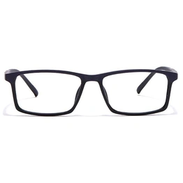 GRAVIATE by Coolwinks E12A6972 Matte Black Full Frame Rectangle Eyeglasses for Men and Women