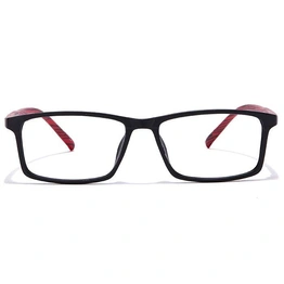 GRAVIATE by Coolwinks E12A7010 Matte Black Full Frame Rectangle Eyeglasses for Men and Women