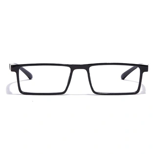 GRAVIATE by Coolwinks E12A7073 Glossy Black Full Frame Rectangle Eyeglasses for Men and Women