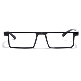 GRAVIATE by Coolwinks E12A7076 Glossy Black Full Frame Rectangle Eyeglasses for Men and Women