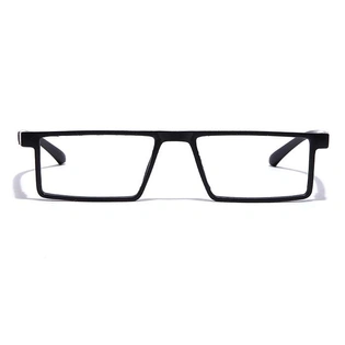 GRAVIATE by Coolwinks E12A7080 Matte Black Full Frame Rectangle Eyeglasses for Men and Women