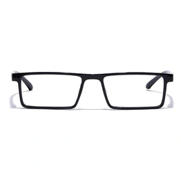 GRAVIATE by Coolwinks E12A7085 Glossy Black Full Frame Rectangle Eyeglasses for Men and Women