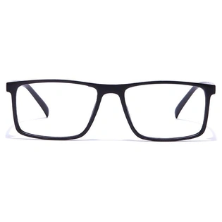 GRAVIATE by Coolwinks E12A7355 Matte Black Full Frame Rectangle Eyeglasses for Men and Women