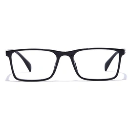 GRAVIATE by Coolwinks E12A7359 Glossy Black Full Frame Rectangle Eyeglasses for Men and Women