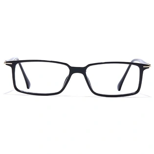 GRAVIATE by Coolwinks E12A7409 Matte Black Full Frame Rectangle Eyeglasses for Men and Women