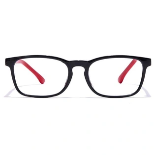 GRAVIATE by Coolwinks E12A7427 Glossy Black Full Frame Rectangle Eyeglasses for Men and Women