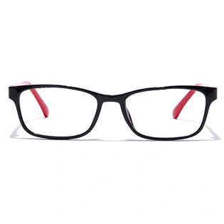 GRAVIATE by Coolwinks E12A7436 Glossy Black Full Frame Rectangle Eyeglasses for Men and Women