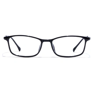 GRAVIATE by Coolwinks E12A7443 Glossy Black Full Frame Rectangle Eyeglasses for Men and Women