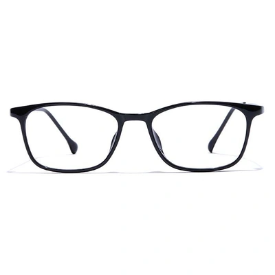 GRAVIATE by Coolwinks E12A7453 Glossy Black Full Frame Rectangle Eyeglasses for Men and Women