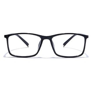 GRAVIATE by Coolwinks E12A7542 Glossy Black Full Frame Rectangle Eyeglasses for Men and Women