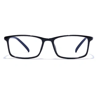 GRAVIATE by Coolwinks E12A7556 Glossy Black Full Frame Rectangle Eyeglasses for Men and Women