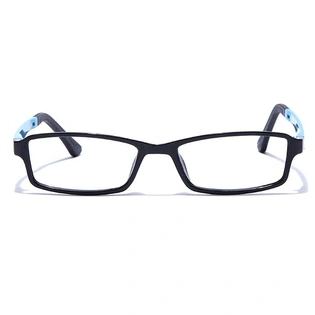 GRAVIATE by Coolwinks E12A7631 Glossy Black Full Frame Rectangle Eyeglasses for Men and Women