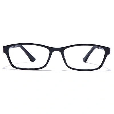 GRAVIATE by Coolwinks E12A7640 Glossy Black Full Frame Rectangle Eyeglasses for Men and Women