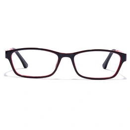 GRAVIATE by Coolwinks E12A7642 Glossy Black Full Frame Rectangle Eyeglasses for Men and Women