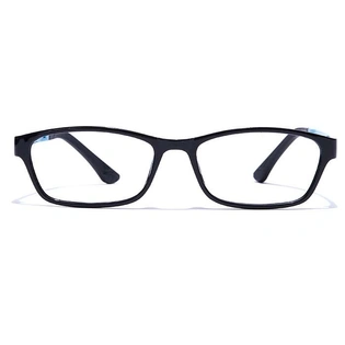 GRAVIATE by Coolwinks E12A7643 Glossy Black Full Frame Rectangle Eyeglasses for Men and Women