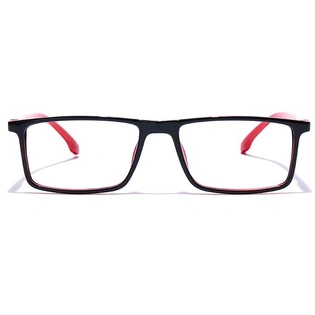 GRAVIATE by Coolwinks E12A7698 Glossy Black Full Frame Rectangle Eyeglasses for Men and Women