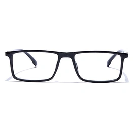 GRAVIATE by Coolwinks E12A7699 Glossy Black Full Frame Rectangle Eyeglasses for Men and Women