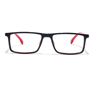 GRAVIATE by Coolwinks E12A7702 Glossy Black Full Frame Rectangle Eyeglasses for Men and Women