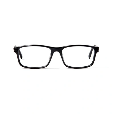 GRAVIATE by Coolwinks E12B5609 Glossy Black Full Frame Rectangle Eyeglasses for Men and Women