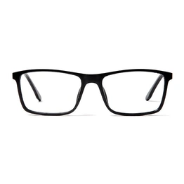 GRAVIATE by Coolwinks E12B5640 Glossy Black Full Frame Rectangle Eyeglasses for Men and Women