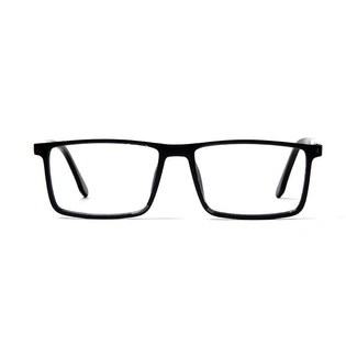 GRAVIATE by Coolwinks E12B5647 Matte Black Full Frame Rectangle Eyeglasses for Men and Women