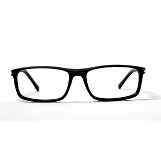 GRAVIATE by Coolwinks E12B5661 Matte Black Full Frame Rectangle Eyeglasses for Men and Women