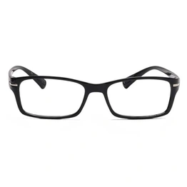 GRAVIATE by Coolwinks E12B6907 Glossy Black Full Frame Rectangle Eyeglasses for Men and Women