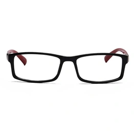 GRAVIATE by Coolwinks E12B6914 Glossy Black Full Frame Rectangle Eyeglasses for Men and Women