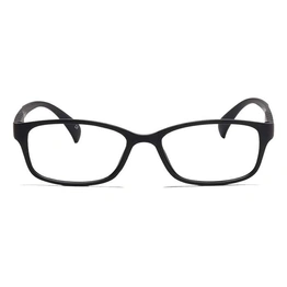 GRAVIATE by Coolwinks E12B6918 Matte Black Full Frame Rectangle Eyeglasses for Men and Women