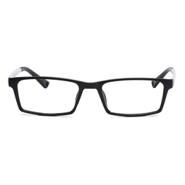 GRAVIATE by Coolwinks E12B6924 Matte Black Full Frame Rectangle Eyeglasses for Men and Women