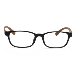 GRAVIATE by Coolwinks E12B6931 Matte Black Full Frame Rectangle Eyeglasses for Men and Women