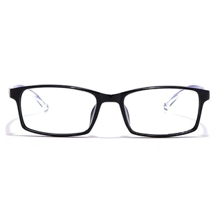 GRAVIATE by Coolwinks E12B6970 Glossy Black Full Frame Rectangle Eyeglasses for Men and Women