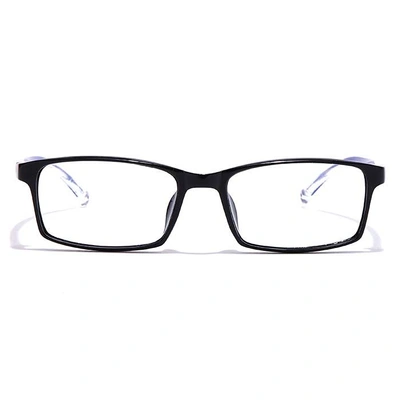 GRAVIATE by Coolwinks E12B6970 Glossy Black Full Frame Rectangle Eyeglasses for Men and Women