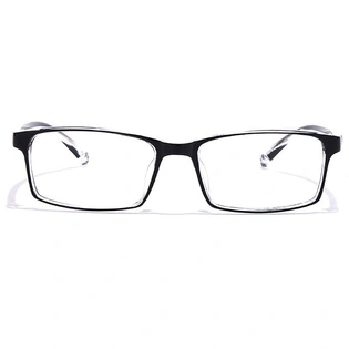 GRAVIATE by Coolwinks E12B6971 Glossy Black Full Frame Rectangle Eyeglasses for Men and Women