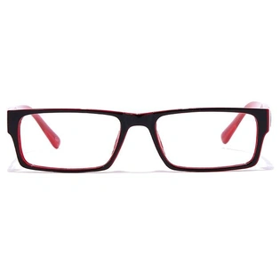 GRAVIATE by Coolwinks E12B6992 Glossy Black Full Frame Rectangle Eyeglasses for Men and Women