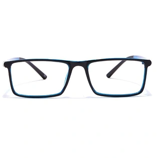 GRAVIATE by Coolwinks E12B7003 Glossy Black Full Frame Rectangle Eyeglasses for Men and Women