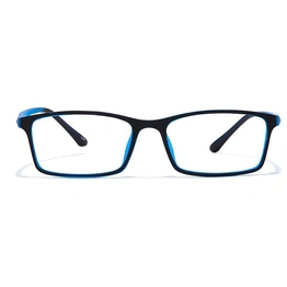 GRAVIATE by Coolwinks E12B7005 Matte Black Full Frame Rectangle Eyeglasses for Men and Women