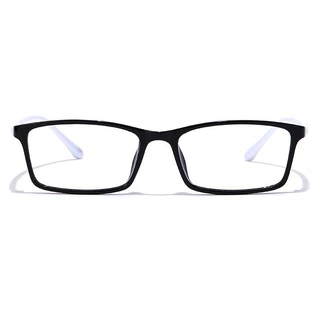 GRAVIATE by Coolwinks E12B7006 Glossy Black Full Frame Rectangle Eyeglasses for Men and Women