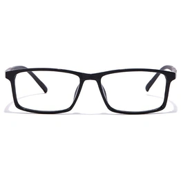 GRAVIATE by Coolwinks E12B7012 Matte Black Full Frame Rectangle Eyeglasses for Men and Women