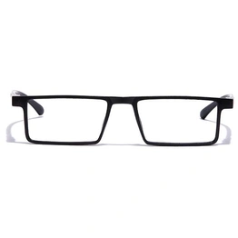 GRAVIATE by Coolwinks E12B7063 Matte Black Full Frame Rectangle Eyeglasses for Men and Women