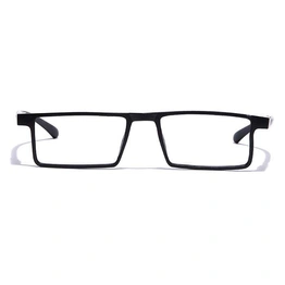 GRAVIATE by Coolwinks E12B7064 Matte Black Full Frame Rectangle Eyeglasses for Men and Women