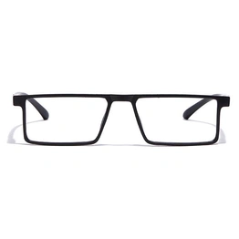 GRAVIATE by Coolwinks E12B7066 Matte Black Full Frame Rectangle Eyeglasses for Men and Women