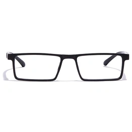 GRAVIATE by Coolwinks E12B7072 Matte Black Full Frame Rectangle Eyeglasses for Men and Women