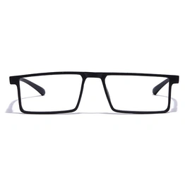 GRAVIATE by Coolwinks E12B7078 Matte Black Full Frame Rectangle Eyeglasses for Men and Women