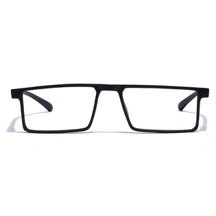 GRAVIATE by Coolwinks E12B7078 Matte Black Full Frame Rectangle Eyeglasses for Men and Women