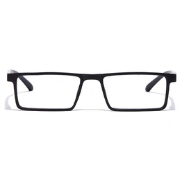 GRAVIATE by Coolwinks E12B7085 Matte Black Full Frame Rectangle Eyeglasses for Men and Women