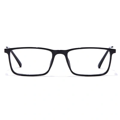 GRAVIATE by Coolwinks E12B7087 Glossy Black Full Frame Rectangle Eyeglasses for Men and Women