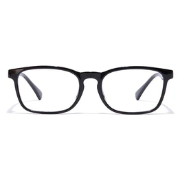 GRAVIATE by Coolwinks E12B7128 Glossy Black Full Frame Rectangle Eyeglasses for Men and Women