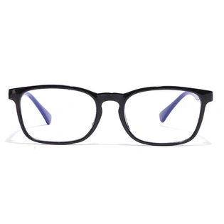 GRAVIATE by Coolwinks E12B7129 Glossy Black Full Frame Rectangle Eyeglasses for Men and Women